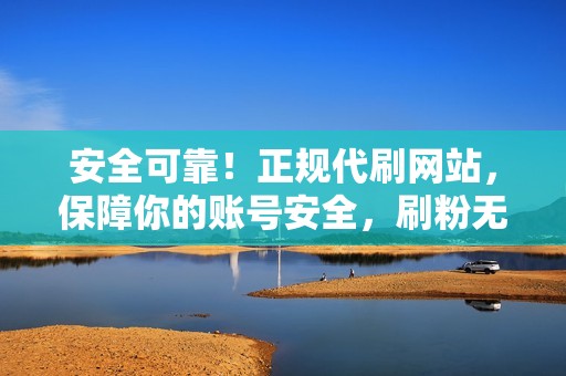 安全可靠！正规代刷网站，保障你的账号安全，刷粉无后顾之忧