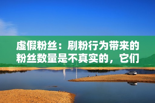 虚假粉丝：刷粉行为带来的粉丝数量是不真实的，它们不是真正对用户感兴趣的人，而是通过不正当手段获取的。这导致了网络空间中虚假粉丝的泛滥，降低了真实信息的可见度和可信度。