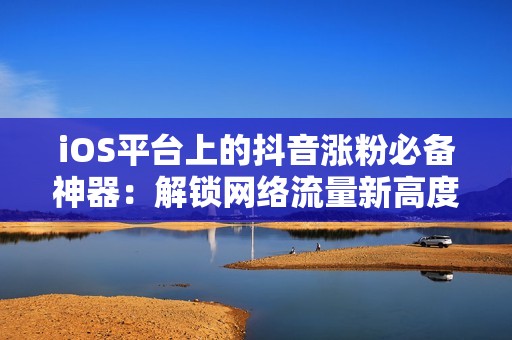 iOS平台上的抖音涨粉必备神器：解锁网络流量新高度