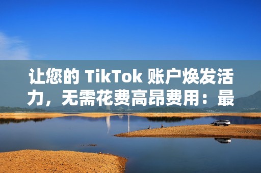 让您的 TikTok 账户焕发活力，无需花费高昂费用：最便宜的刷粉指南