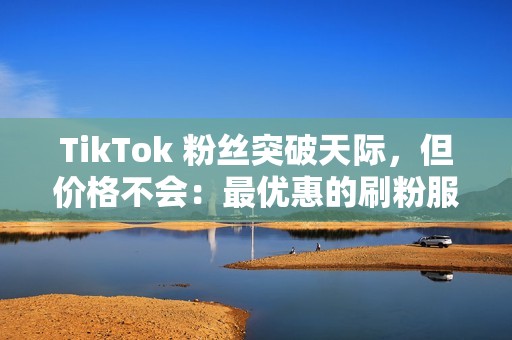 TikTok 粉丝突破天际，但价格不会：最优惠的刷粉服务