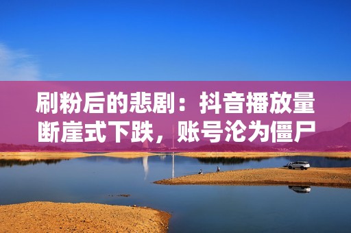 刷粉后的悲剧：抖音播放量断崖式下跌，账号沦为僵尸