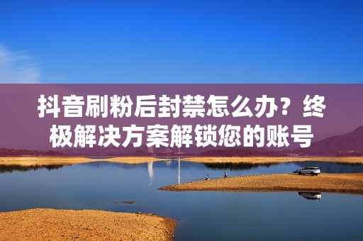 抖音刷粉后封禁怎么办？终极解决方案解锁您的账号