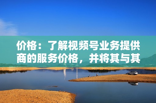 价格：了解视频号业务提供商的服务价格，并将其与其他提供商进行比较。