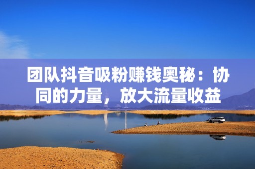 团队抖音吸粉赚钱奥秘：协同的力量，放大流量收益