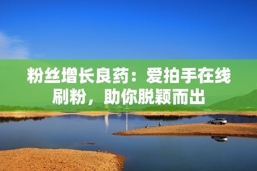 粉丝增长良药：爱拍手在线刷粉，助你脱颖而出