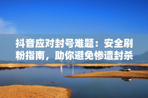 抖音应对封号难题：安全刷粉指南，助你避免惨遭封杀