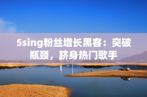 5sing粉丝增长黑客：突破瓶颈，跻身热门歌手