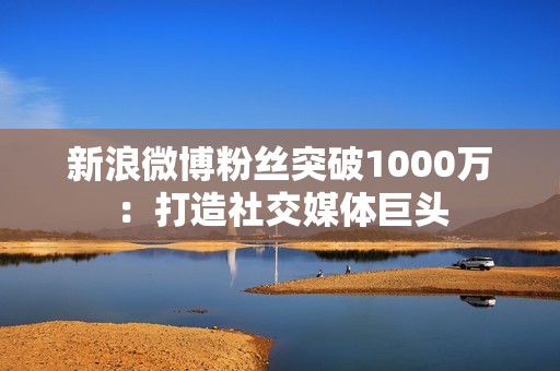 新浪微博粉丝突破1000万：打造社交媒体巨头