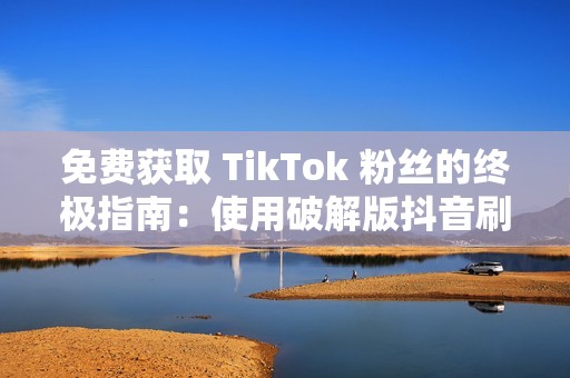 免费获取 TikTok 粉丝的终极指南：使用破解版抖音刷粉工具