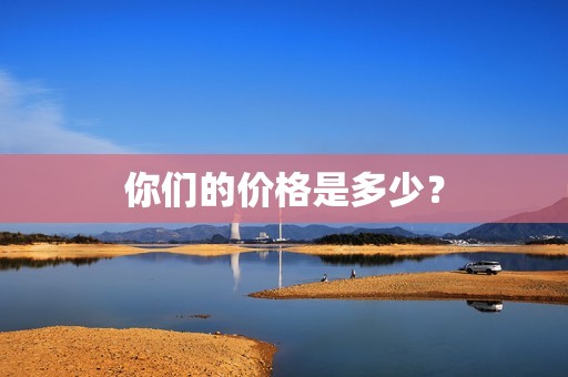 你们的价格是多少？