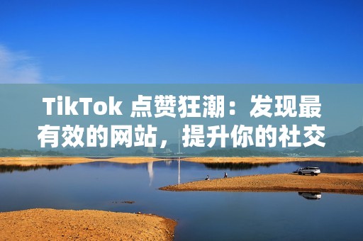 TikTok 点赞狂潮：发现最有效的网站，提升你的社交媒体影响力