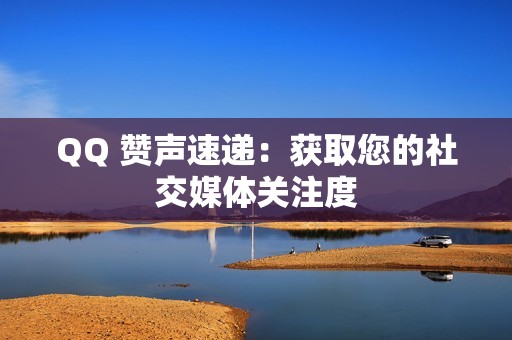 QQ 赞声速递：获取您的社交媒体关注度