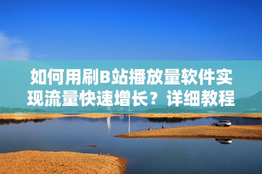 如何用刷B站播放量软件实现流量快速增长？详细教程来了