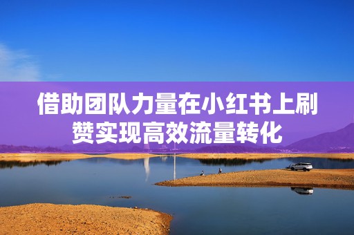 借助团队力量在小红书上刷赞实现高效流量转化