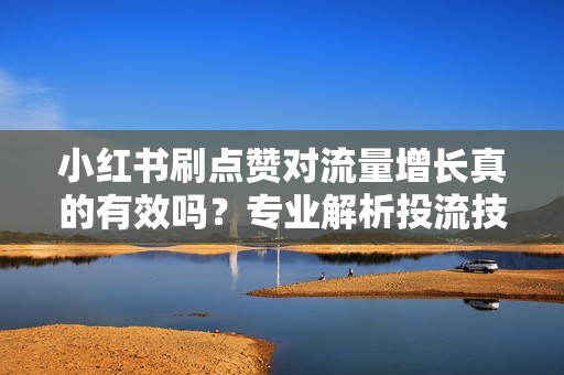 小红书刷点赞对流量增长真的有效吗？专业解析投流技巧