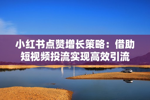 小红书点赞增长策略：借助短视频投流实现高效引流