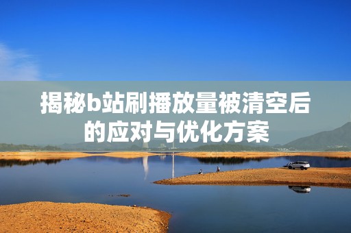 揭秘b站刷播放量被清空后的应对与优化方案