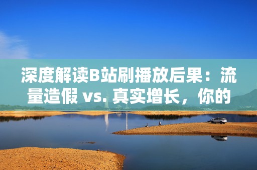 深度解读B站刷播放后果：流量造假 vs. 真实增长，你的选择是什么？