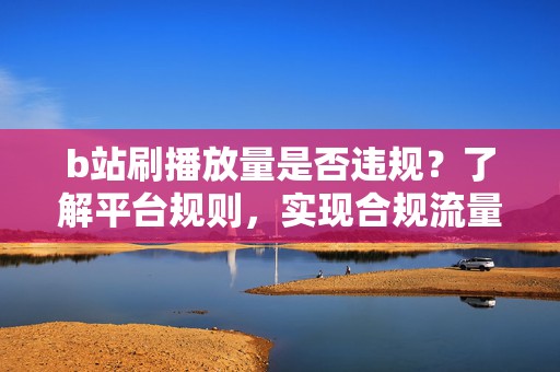 b站刷播放量是否违规？了解平台规则，实现合规流量增长