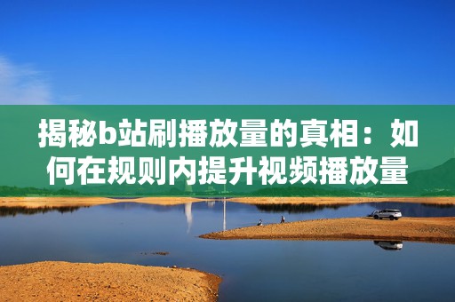 揭秘b站刷播放量的真相：如何在规则内提升视频播放量