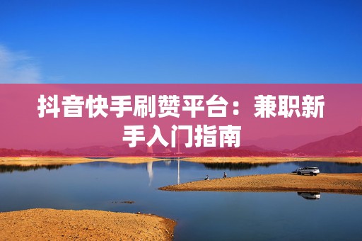 抖音快手刷赞平台：兼职新手入门指南