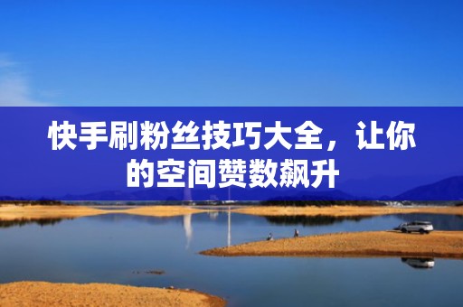 快手刷粉丝技巧大全，让你的空间赞数飙升