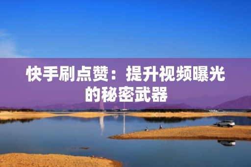 快手刷点赞：提升视频曝光的秘密武器