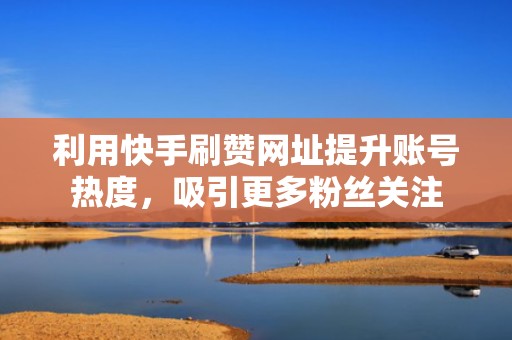 利用快手刷赞网址提升账号热度，吸引更多粉丝关注