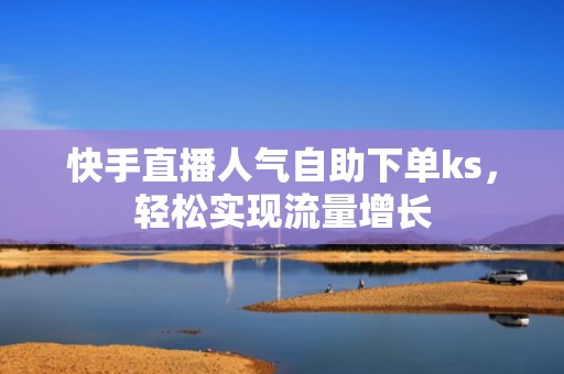 快手直播人气自助下单ks，轻松实现流量增长