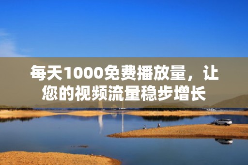 每天1000免费播放量，让您的视频流量稳步增长
