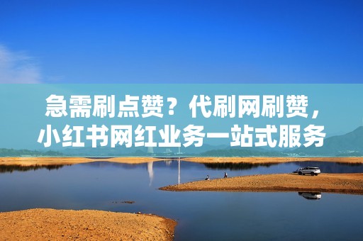 急需刷点赞？代刷网刷赞，小红书网红业务一站式服务！