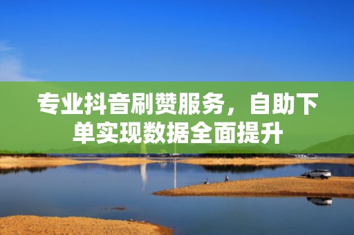 专业抖音刷赞服务，自助下单实现数据全面提升