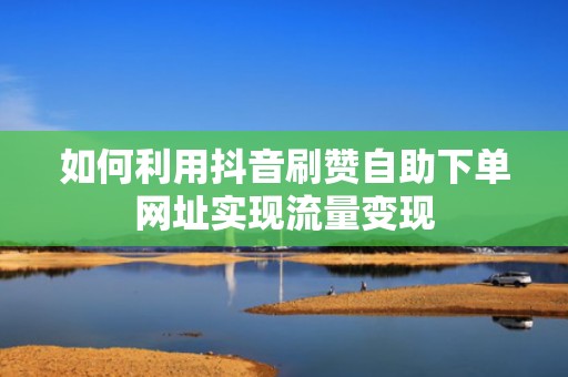 如何利用抖音刷赞自助下单网址实现流量变现