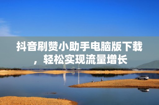 抖音刷赞小助手电脑版下载，轻松实现流量增长