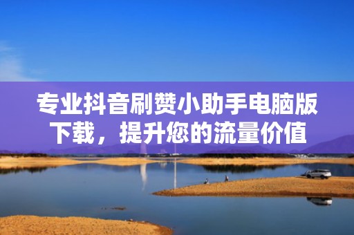 专业抖音刷赞小助手电脑版下载，提升您的流量价值