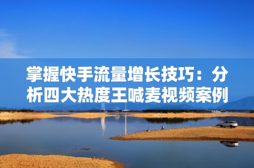 掌握快手流量增长技巧：分析四大热度王喊麦视频案例