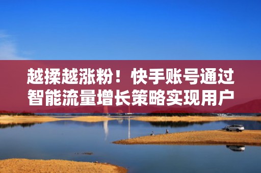 越揉越涨粉！快手账号通过智能流量增长策略实现用户粘性与粉丝量双提升