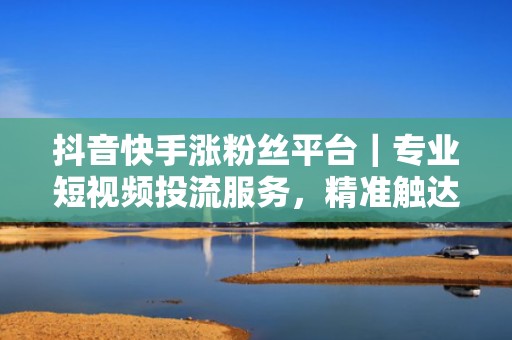 抖音快手涨粉丝平台｜专业短视频投流服务，精准触达目标用户快速提升账号活跃度