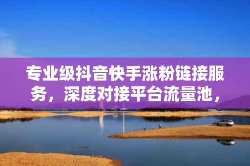 专业级抖音快手涨粉链接服务，深度对接平台流量池，实现冷启动期7天突破1万真实活跃粉