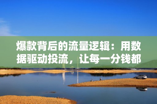 爆款背后的流量逻辑：用数据驱动投流，让每一分钱都撬动更高快手短视频播放量