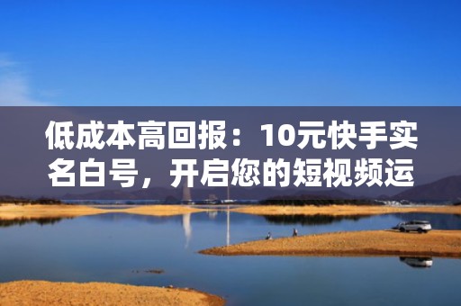 低成本高回报：10元快手实名白号，开启您的短视频运营之旅