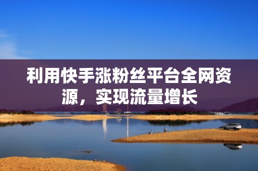 利用快手涨粉丝平台全网资源,实现流量增长 利用快手涨粉丝平台全网资源,实现流量增长