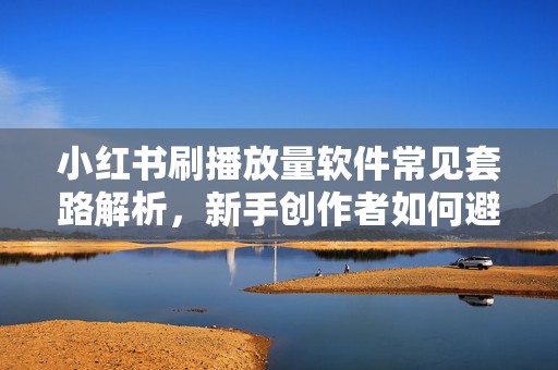 小红书刷播放量软件常见套路解析，新手创作者如何避开虚假数据陷阱