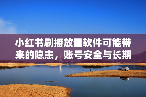 小红书刷播放量软件可能带来的隐患，账号安全与长期运营该如何平衡