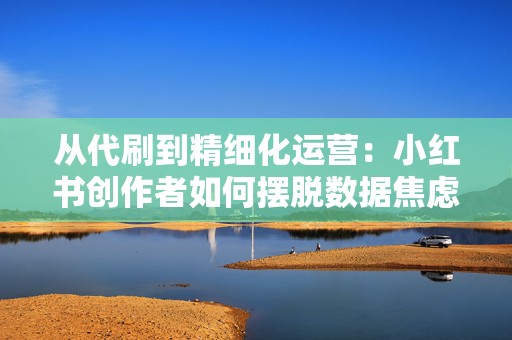 从代刷到精细化运营：小红书创作者如何摆脱数据焦虑重建增长路径