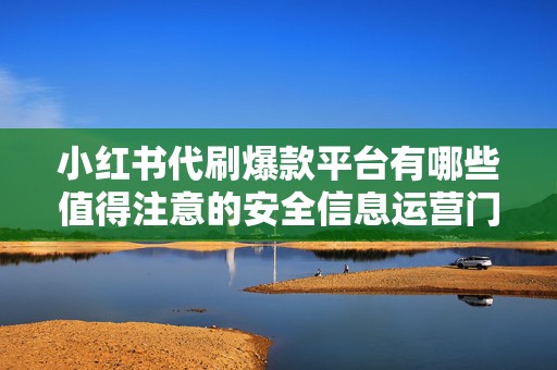 小红书代刷爆款平台有哪些值得注意的安全信息运营门槛与内容质量评估标准