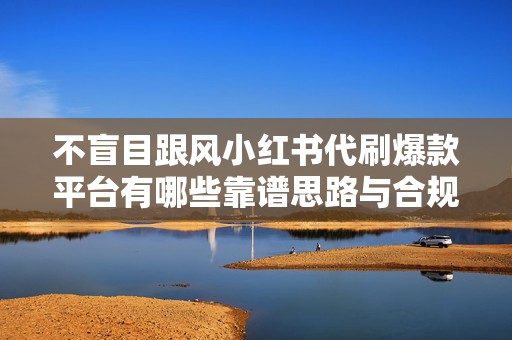 不盲目跟风小红书代刷爆款平台有哪些靠谱思路与合规内容增长方法一起了解