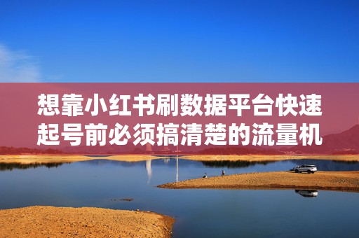 想靠小红书刷数据平台快速起号前必须搞清楚的流量机制转化逻辑和常见误区
