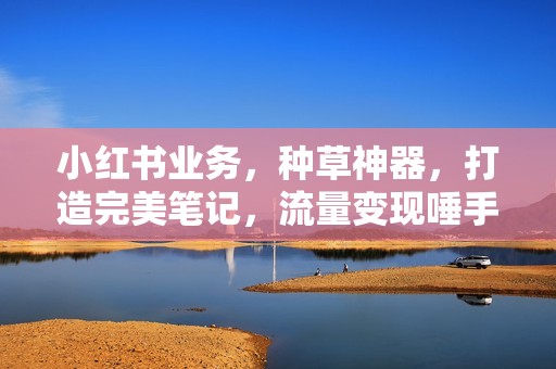 小红书业务，种草神器，打造完美笔记，流量变现唾手可得